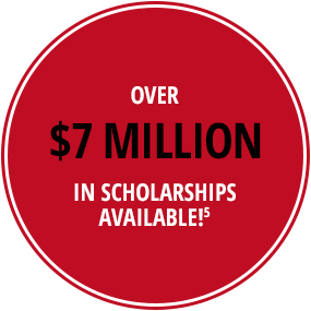 Over $4.7 million in scholarships available!