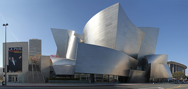 disney concert hall construction