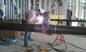 Rodney pipe welding