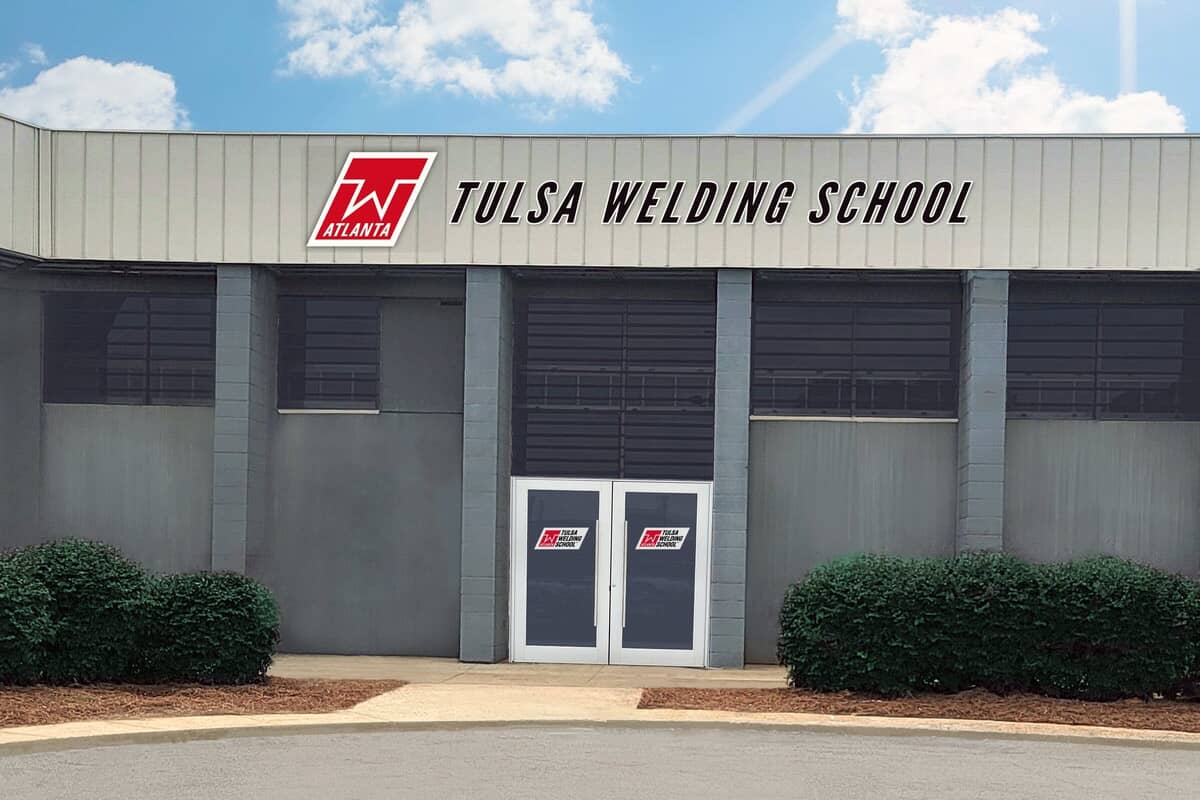front of the tulsa welding school atlanta metro campus building
