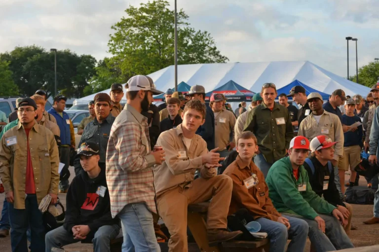 Houston Campus Events - students gathered on campus