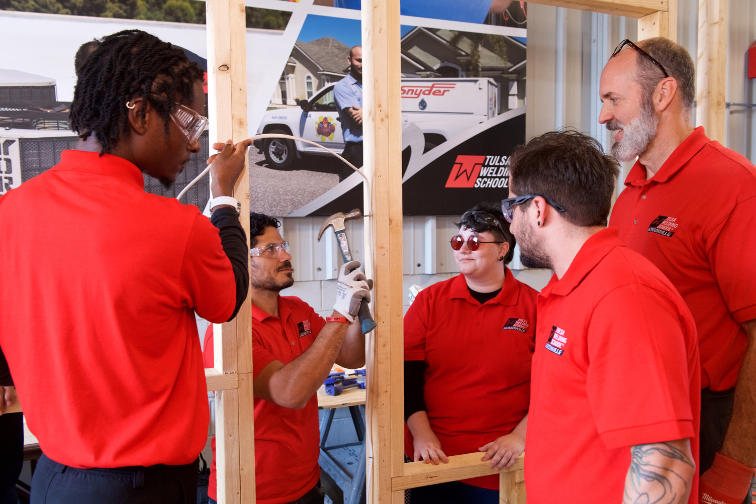TWS students on-site training in Jacksonville, FL