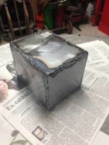 MIG Welded Scrap Box