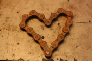 Metal heart welding project