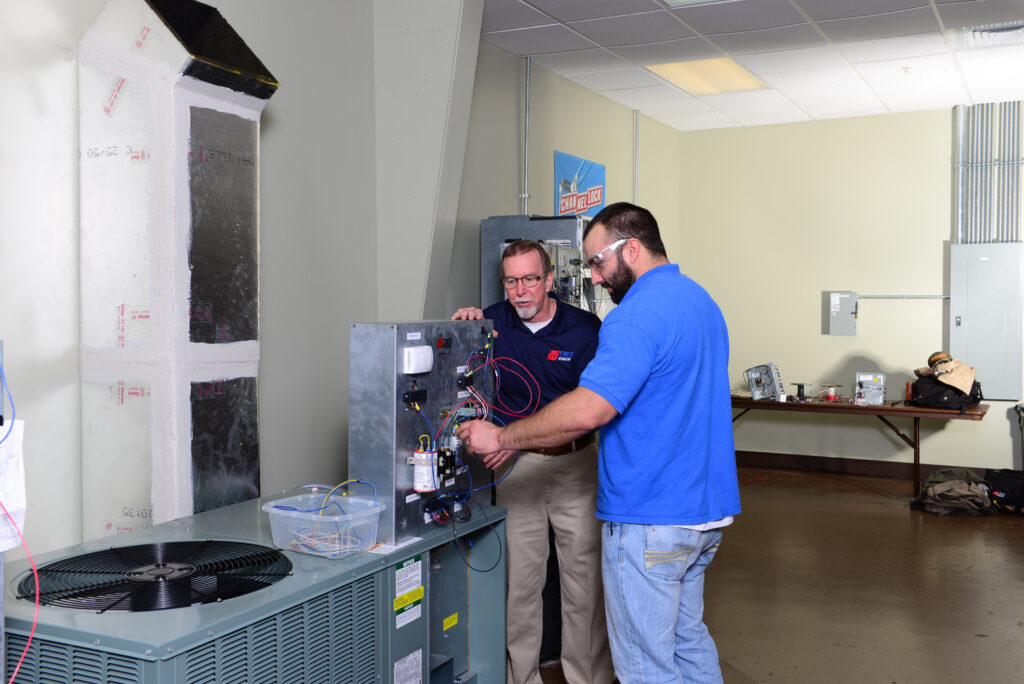 HVAC training session
