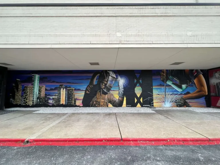Welding mural