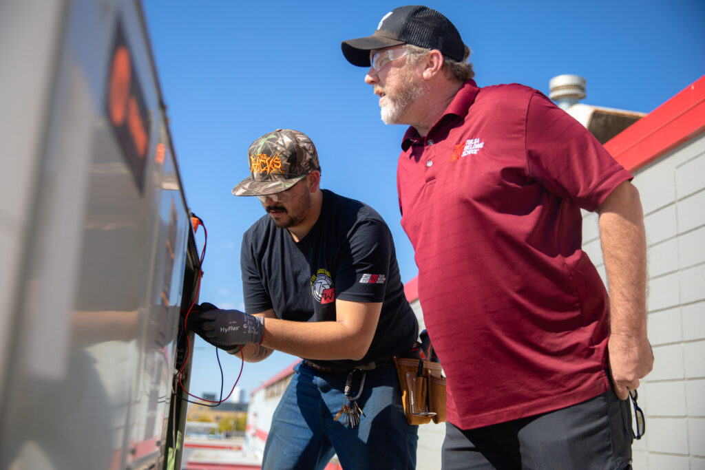 TWS outdoor HVAC training