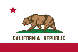 bandera del estado de california
