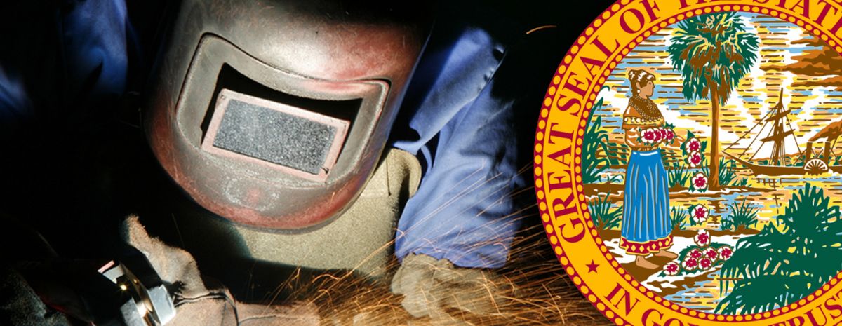 florida state seal and welder