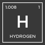 elemento periódico de hidrógeno