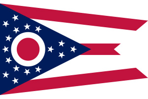 bandera del estado de ohio