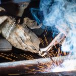 push or pull with stick welding