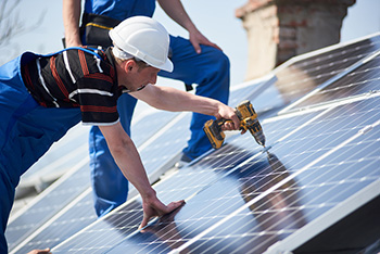 solar panel installation