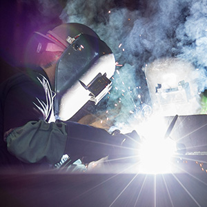 welder being tested