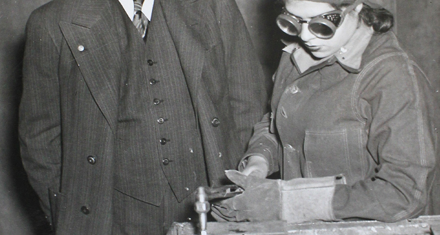 woman welding in world war 2